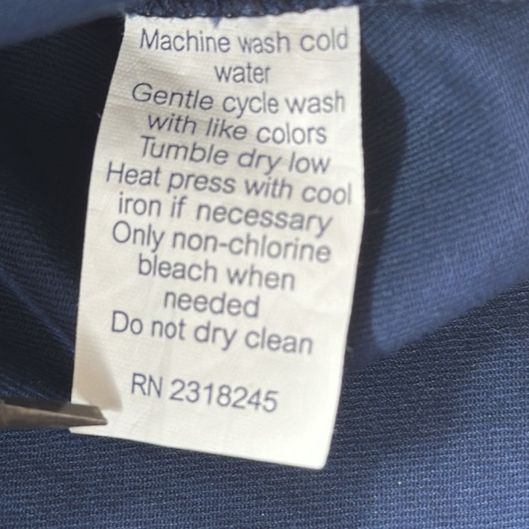 VINEYARD VINES by Shep & Ian  Navy Blue Cotton Twill Utility Skirt Size 8 - Picture 5 of 9